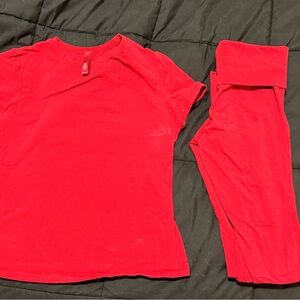 Skims T-Shirt and Leggings Set